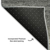 Piper Looms Mayfield Stripes AMF1033 Gray Machine Washable Area Rug Backing Image