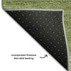 Piper Looms Mayfield Stripes AMF1033 Green Machine Washable Area Rug Backing Image