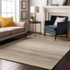 Piper Looms Mayfield Stripes AMF1033 Ivory Machine Washable Area Rug Lifestyle Image Feature