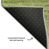 Piper Looms Mayfield Stripes AMF1033 Lime Machine Washable Area Rug Backing Image