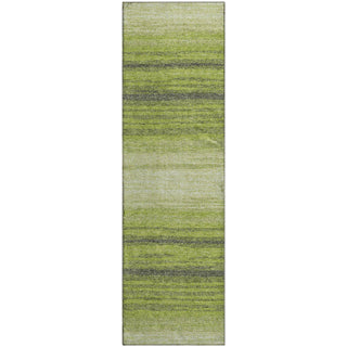 Piper Looms Mayfield Stripes AMF1033 Lime Machine Washable Area Rug Runner Main Image