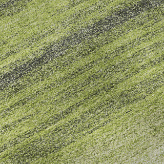 Piper Looms Mayfield Stripes AMF1033 Lime Machine Washable Area Rug Swatch Image