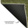 Piper Looms Mayfield Stripes AMF1033 Olive Machine Washable Area Rug Backing Image
