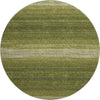 Piper Looms Mayfield Stripes AMF1033 Olive Machine Washable Area Rug Round Main Image