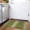 Piper Looms Mayfield Stripes AMF1033 Olive Machine Washable Area Rug Scatter Lifestyle Image Feature