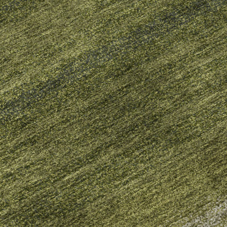 Piper Looms Mayfield Stripes AMF1033 Olive Machine Washable Area Rug Swatch Image