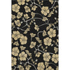 Piper Looms Mayfield Floral AMF1034 Black Machine Washable Area Rug main image