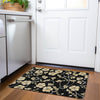 Piper Looms Mayfield Floral AMF1034 Black Machine Washable Area Rug Scatter Lifestyle Image Feature