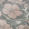 Piper Looms Mayfield Floral AMF1034 Gray Machine Washable Area Rug Swatch Image