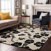 Piper Looms Mayfield Floral AMF1034 Ivory Machine Washable Area Rug Lifestyle Image Feature