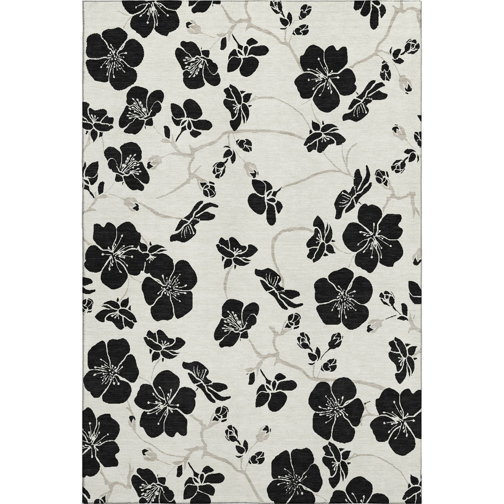 Piper Looms Mayfield Floral AMF1034 Ivory Machine Washable Area Rug main image