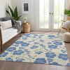 Piper Looms Mayfield Floral AMF1034 Linen Machine Washable Area Rug Lifestyle Image Feature