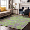Piper Looms Mayfield Floral AMF1034 Mint Machine Washable Area Rug Lifestyle Image Feature