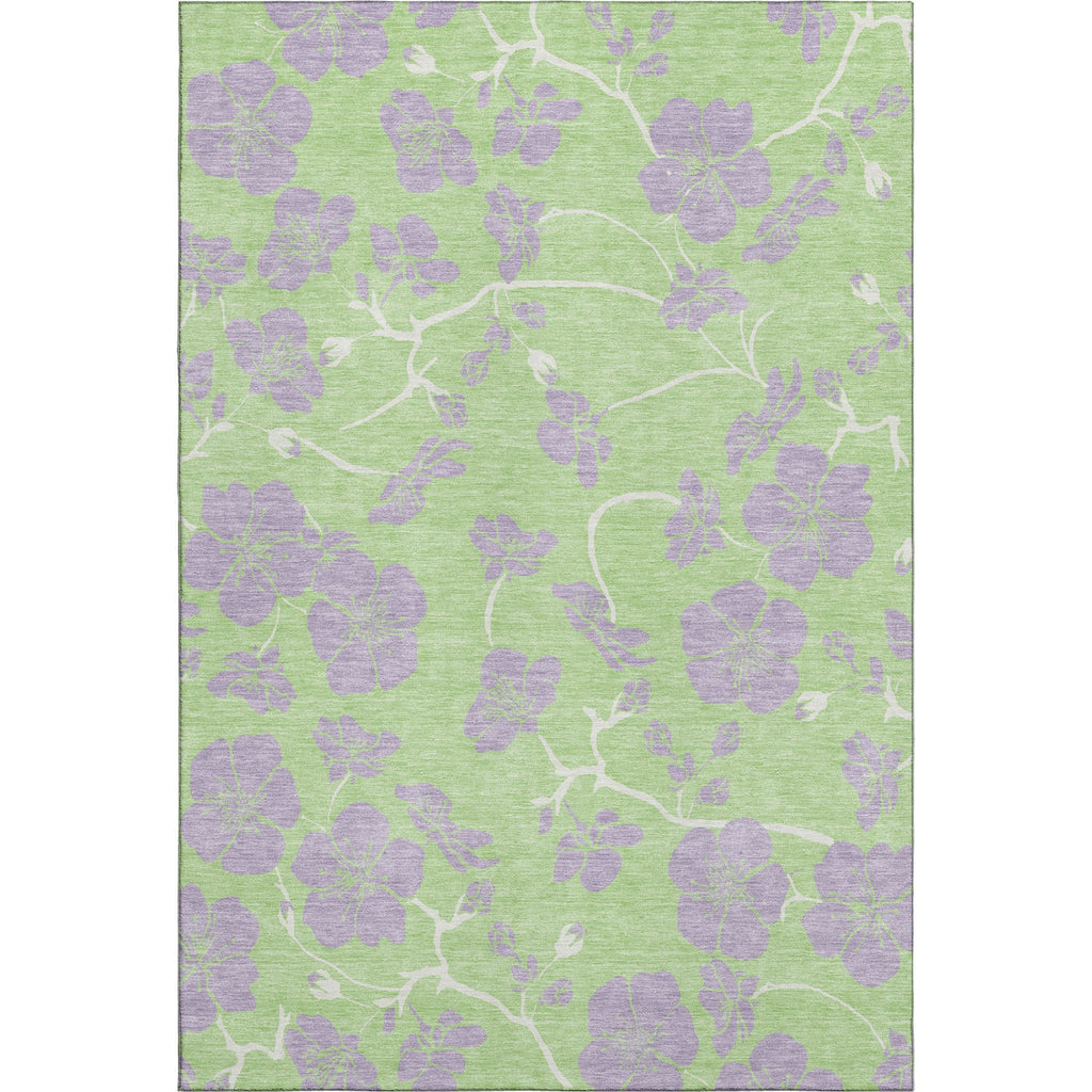 Piper Looms Mayfield Floral AMF1034 Mint Machine Washable Area Rug main image
