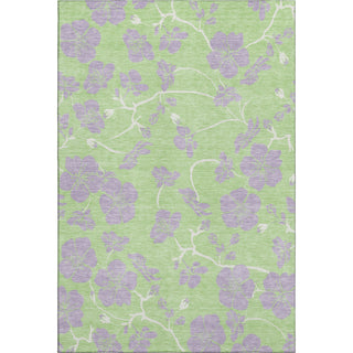 Piper Looms Mayfield Floral AMF1034 Mint Machine Washable Area Rug main image