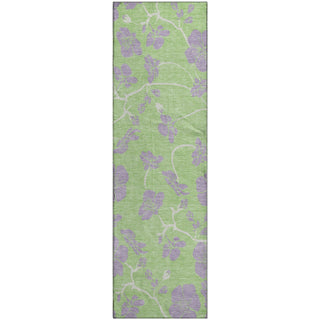 Piper Looms Mayfield Floral AMF1034 Mint Machine Washable Area Rug Runner Main Image
