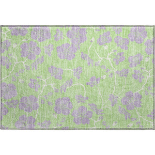 Piper Looms Mayfield Floral AMF1034 Mint Machine Washable Area Rug Scatter Main Image