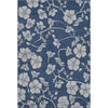 Piper Looms Mayfield Floral AMF1034 Navy Machine Washable Area Rug main image
