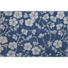 Piper Looms Mayfield Floral AMF1034 Navy Machine Washable Area Rug Scatter Main Image