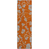 Piper Looms Mayfield Floral AMF1034 Orange Machine Washable Area Rug Runner Main Image
