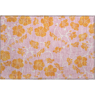 Piper Looms Mayfield Floral AMF1034 Pink Machine Washable Area Rug Scatter Main Image