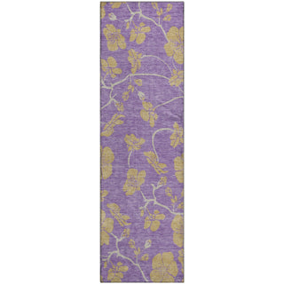 Piper Looms Mayfield Floral AMF1034 Purple Machine Washable Area Rug Runner Main Image