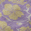 Piper Looms Mayfield Floral AMF1034 Purple Machine Washable Area Rug Swatch Image