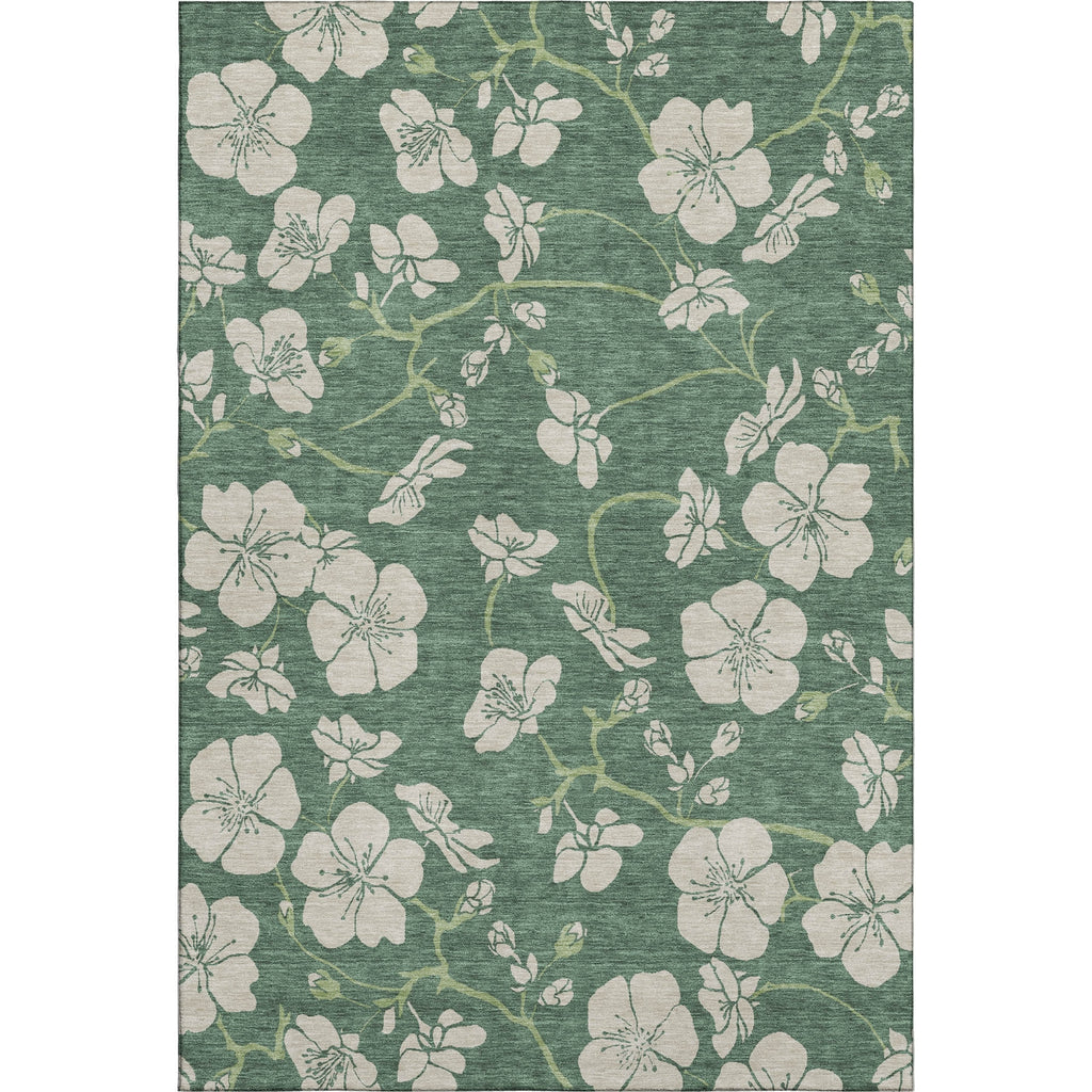 Piper Looms Mayfield Floral AMF1034 Sage Machine Washable Area Rug main image