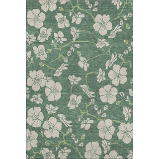Piper Looms Mayfield Floral AMF1034 Sage Machine Washable Area Rug main image