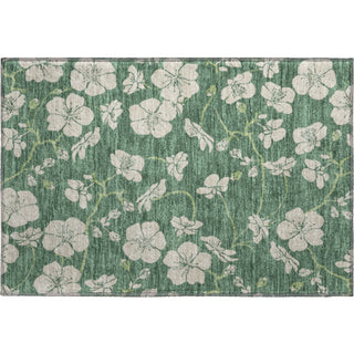 Piper Looms Mayfield Floral AMF1034 Sage Machine Washable Area Rug Scatter Main Image