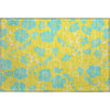 Piper Looms Mayfield Floral AMF1034 Yellow Machine Washable Area Rug Scatter Main Image