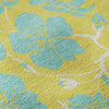Piper Looms Mayfield Floral AMF1034 Yellow Machine Washable Area Rug Swatch Image