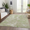 Piper Looms Mayfield Abstract AMF1035 Aloe Machine Washable Area Rug Lifestyle Image Feature