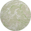 Piper Looms Mayfield Abstract AMF1035 Aloe Machine Washable Area Rug Round Main Image