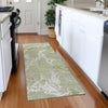 Piper Looms Mayfield Abstract AMF1035 Aloe Machine Washable Area Rug Runner Lifestyle Image Feature