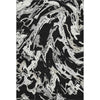 Piper Looms Mayfield Abstract AMF1035 Black Machine Washable Area Rug main image