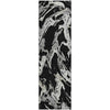 Piper Looms Mayfield Abstract AMF1035 Black Machine Washable Area Rug Runner Main Image