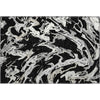 Piper Looms Mayfield Abstract AMF1035 Black Machine Washable Area Rug Scatter Main Image