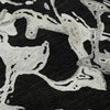 Piper Looms Mayfield Abstract AMF1035 Black Machine Washable Area Rug Swatch Image