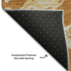 Piper Looms Mayfield Abstract AMF1035 Copper Machine Washable Area Rug Backing Image