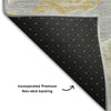 Piper Looms Mayfield Abstract AMF1035 Gray Machine Washable Area Rug Backing Image