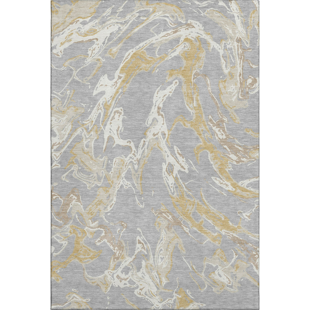 Piper Looms Mayfield Abstract AMF1035 Gray Machine Washable Area Rug main image