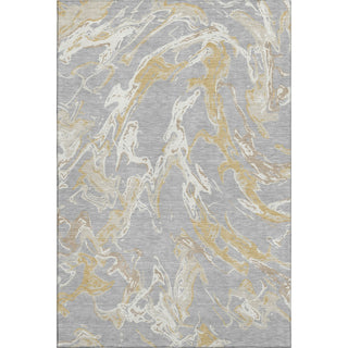 Piper Looms Mayfield Abstract AMF1035 Gray Machine Washable Area Rug main image