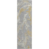 Piper Looms Mayfield Abstract AMF1035 Gray Machine Washable Area Rug Runner Main Image