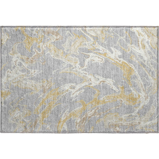 Piper Looms Mayfield Abstract AMF1035 Gray Machine Washable Area Rug Scatter Main Image