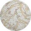 Piper Looms Mayfield Abstract AMF1035 Ivory Machine Washable Area Rug Round Main Image