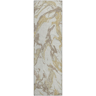 Piper Looms Mayfield Abstract AMF1035 Ivory Machine Washable Area Rug Runner Main Image