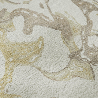 Piper Looms Mayfield Abstract AMF1035 Ivory Machine Washable Area Rug Swatch Image