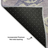 Piper Looms Mayfield Abstract AMF1035 Lavender Machine Washable Area Rug Backing Image