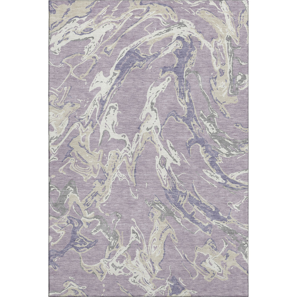 Piper Looms Mayfield Abstract AMF1035 Lavender Machine Washable Area Rug main image
